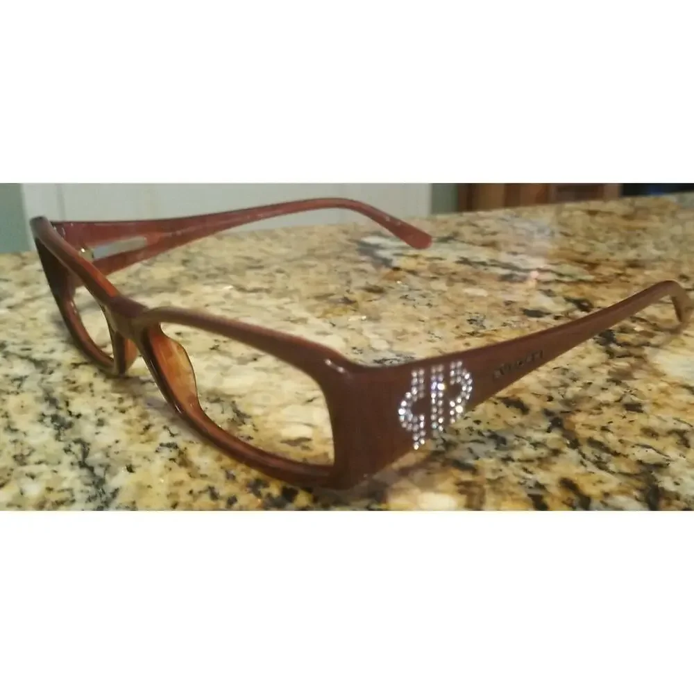 BVLGARI 470-B 829 Bling Crystal EYEGLASSES SIZE:51-15-135